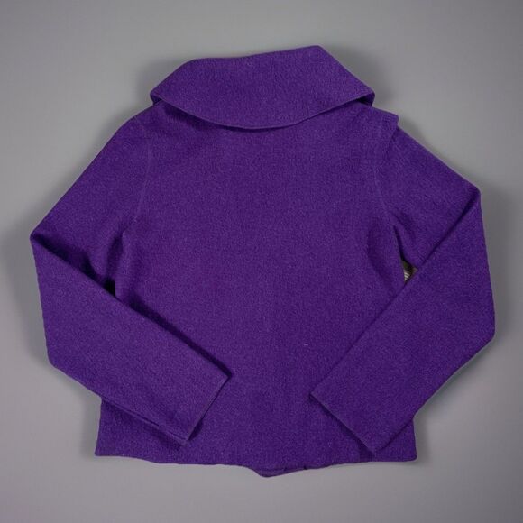 Joseph A. Boiled 100% Merino Wool Button Up Collared Boho Jacket Women’s XL - Picture 2 of 7